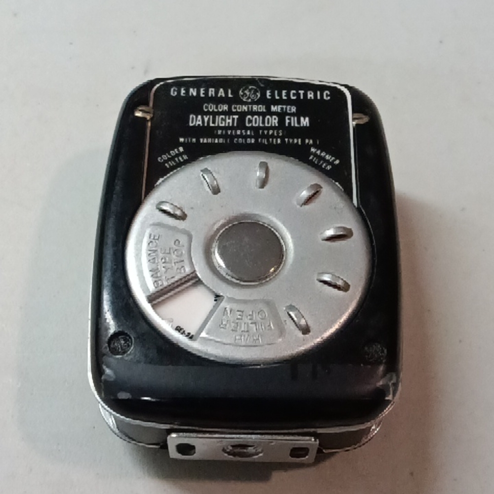 General electric vintage color control meter